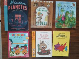 Lot de 8 livres pour enfants, premières lecture