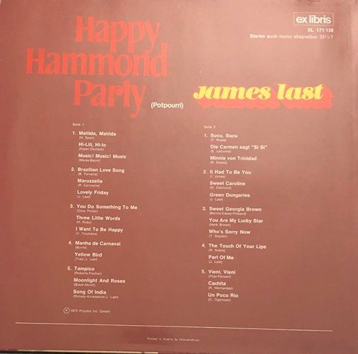 Vinyles: 6x LPs James Last – D'occasion à Grüningen par azulgrisvinyl 3