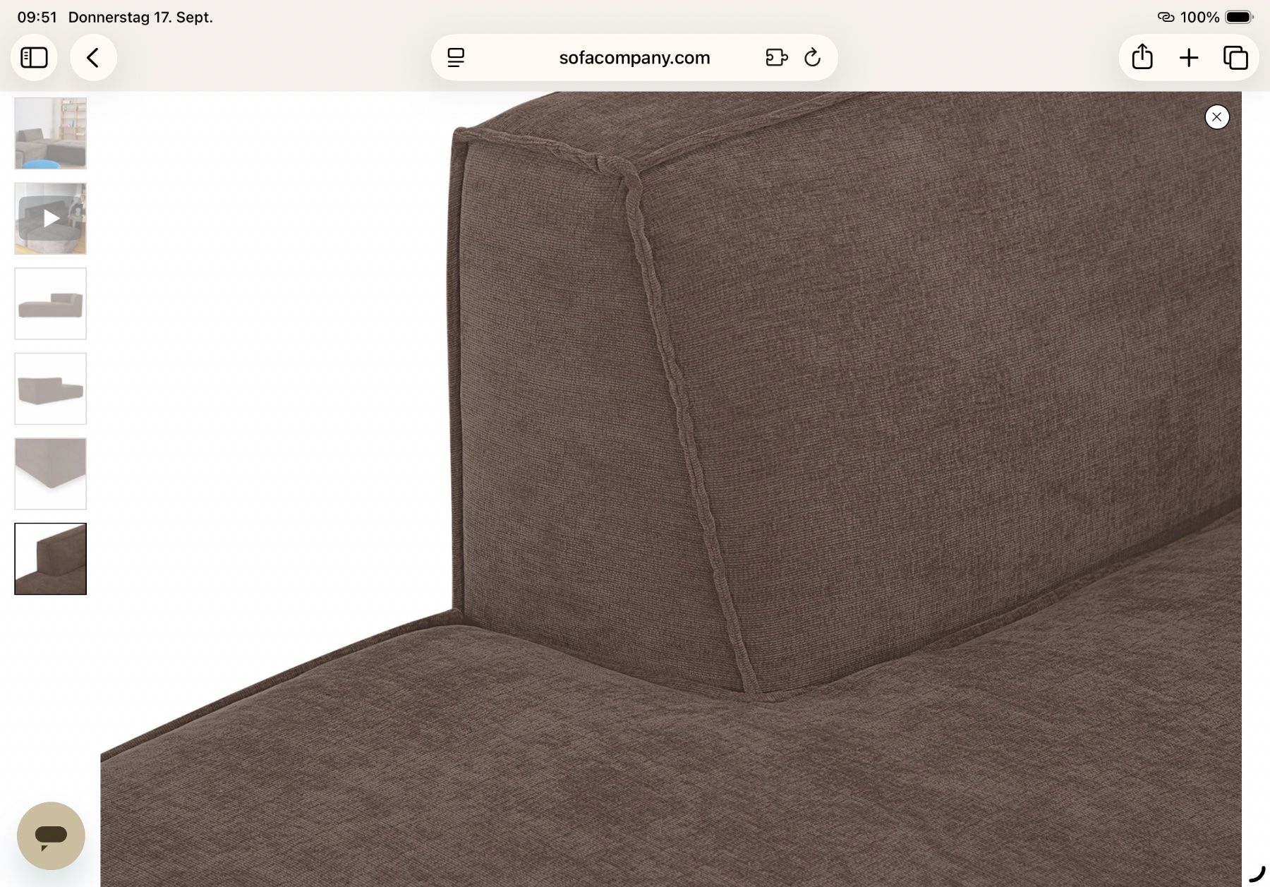 Sofacompany Divani: Récamiere Sofa Company – Usato da Derendingen venduto da ArtDeco61 4