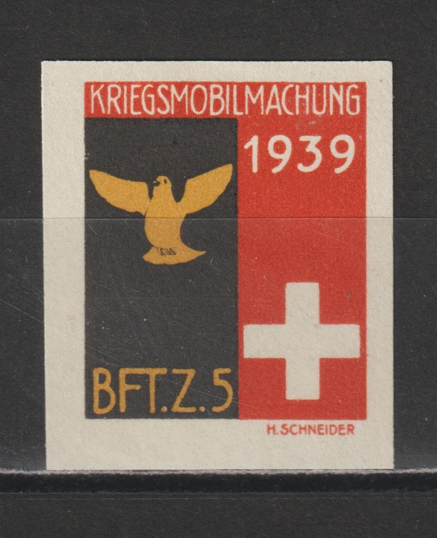 Tutti i francobolli: Brieftaubendienst Nr. 7/2 * – Usato da Siebnen venduto da Fstaehli