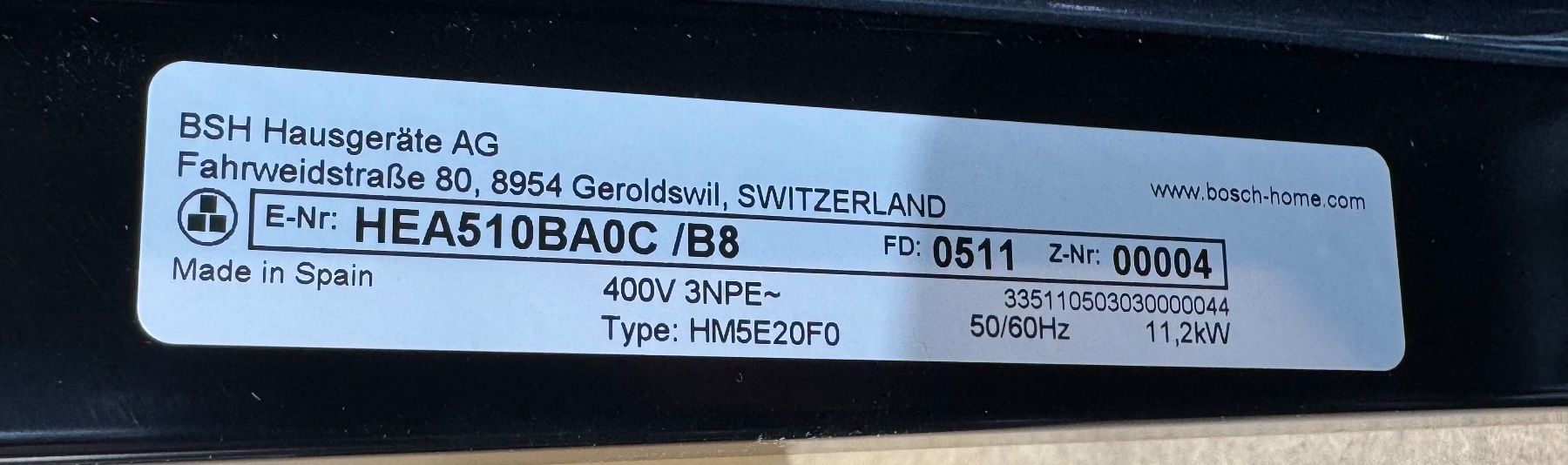 Cucine: 308 Bosch HEA510BA0C Einbau-Herd, 60 x 60cm – Nuovo (secondo la descrizione) da Derendingen venduto da Meisterstuecke 7