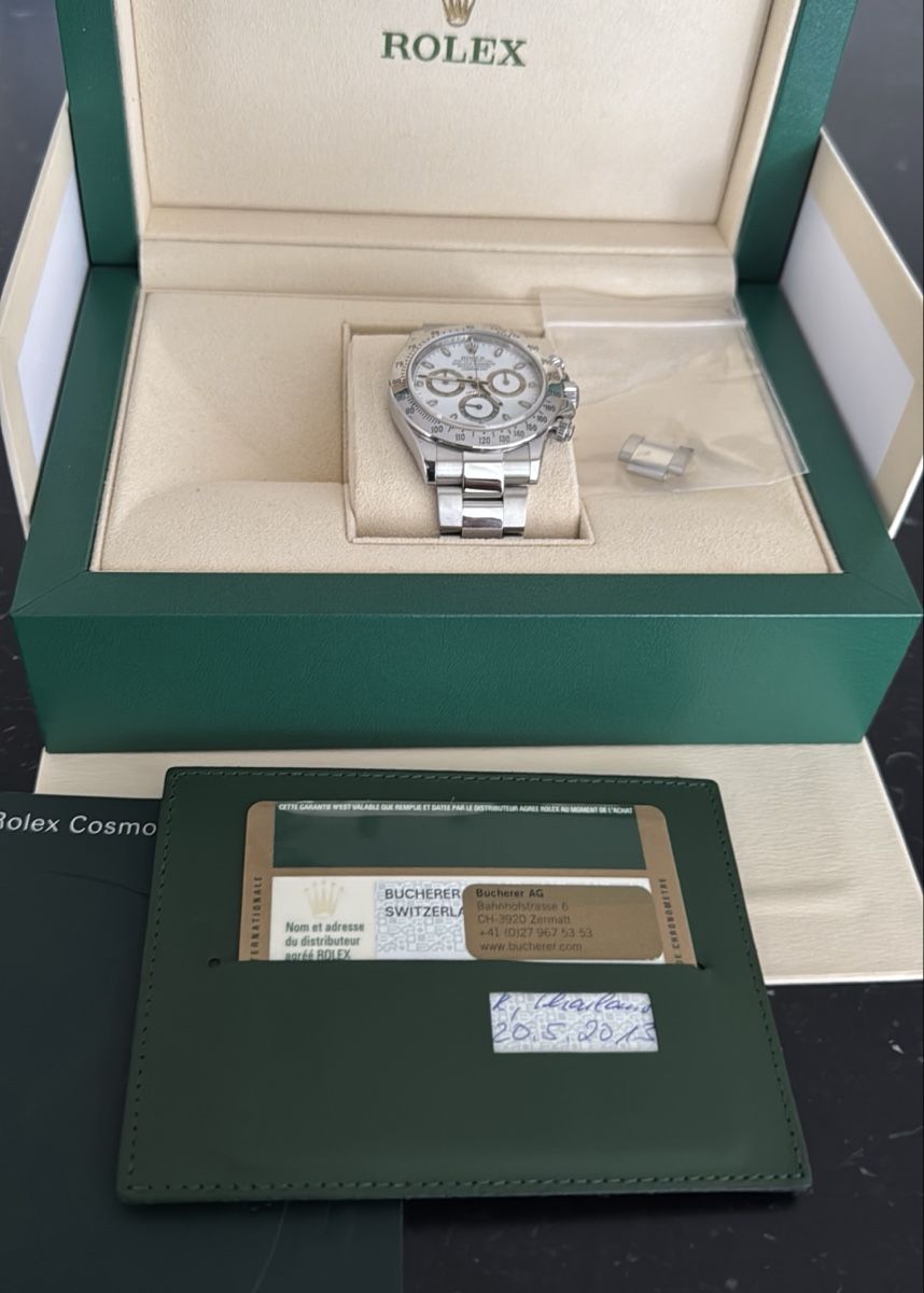 Rolex Montres: Rolex Daytona APH aus 2013 mit Schweizer Papiere – D'occasion à Chur par lucretiawatches 9