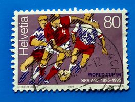 Nr.855 Fussball-Spielszene GESTEMPELT Sonderpostmarken I 