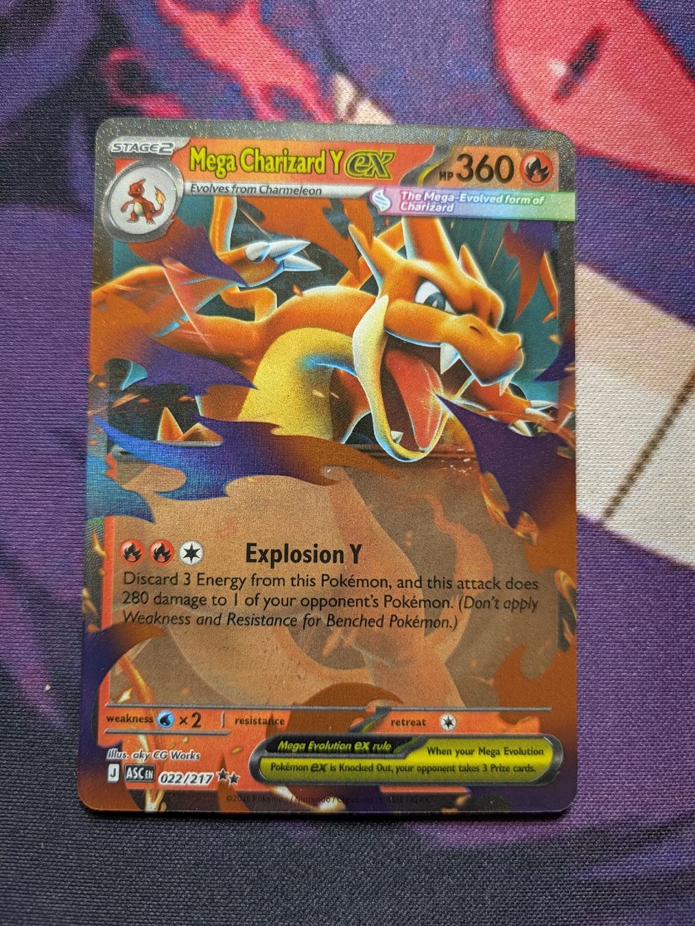 Pokémon Carte collezionabili: PMega Charizard Y EX ASC 022/217 EN – Nuovo (secondo la descrizione) da Chur venduto da FreakofRarity