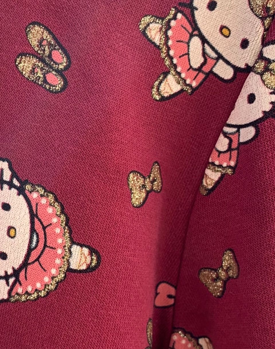 C&A Pulls et sweat-shirts: Superbe pull sweat coton HELLO KITTY paillettes dorées t.134 – Neuf (Voir description) à Martigny par only__you 5