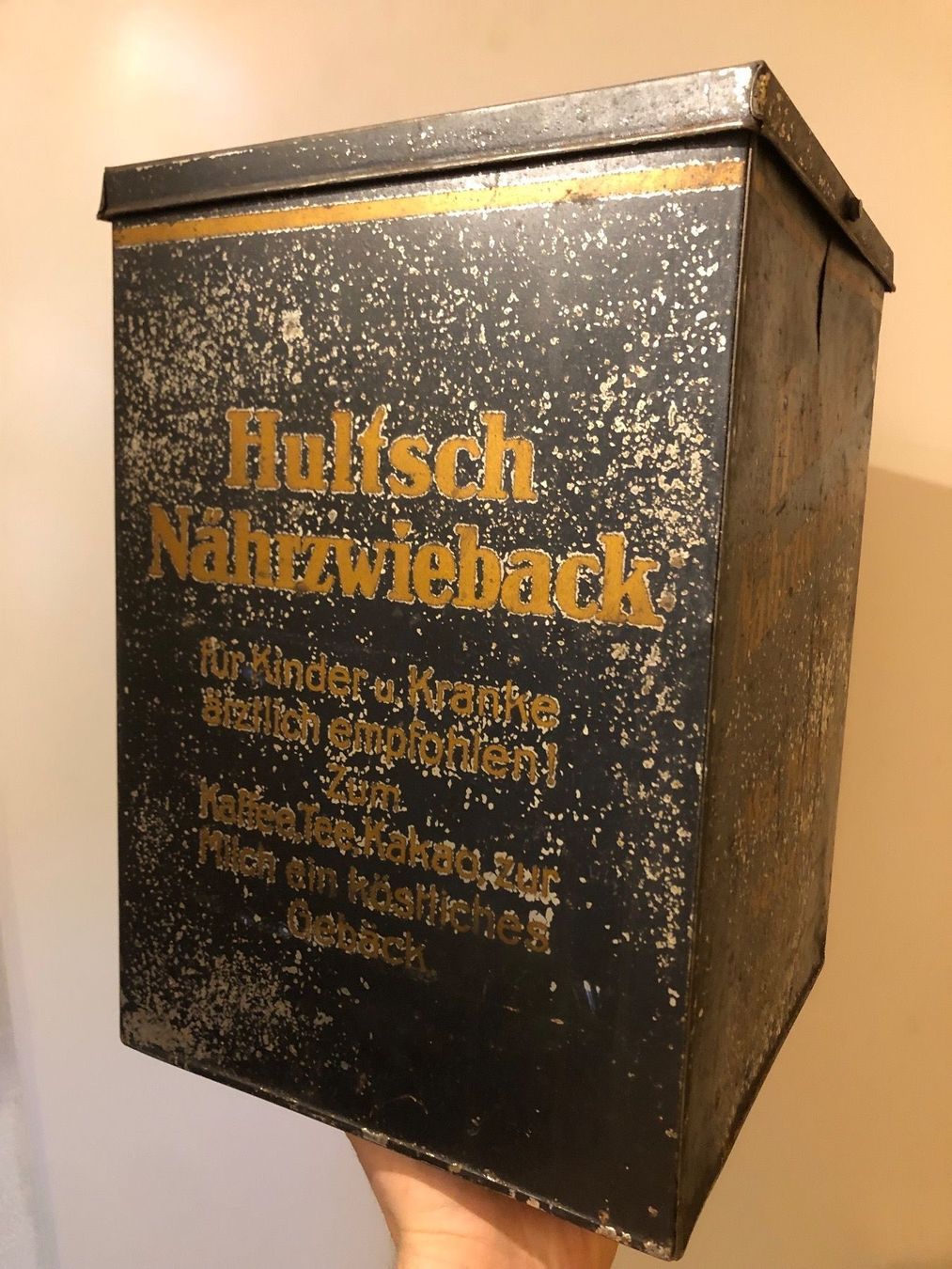 Dosen: ALTE TOLLE ZWIEBACK BLECHDOSE ORIGINAL – Gebraucht aus Balterswil von MR_FEELGOOD