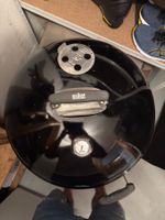 Weber Holzkohlegrill Kugelgrill mit Abdeckung und Thermom...