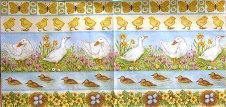 Serviettes: Serviette gänse (O76) 2Stk. – Neuf (Voir description) à Schlatt TG par kreativ-atelier