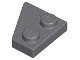 Lego Dark Bluish Gray Wedge, Plate 2 x 2 Right 3 Stück