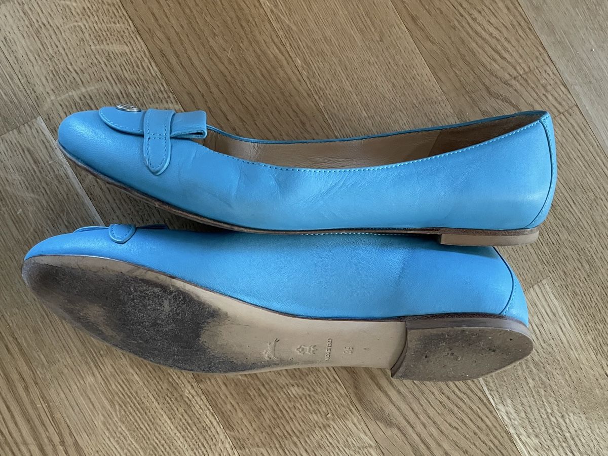 Longchamp Scarpe da donna: Longchamp Ballerina Gr 39 Hellblau  – Usato da Zürich venduto da sunnaschie 2