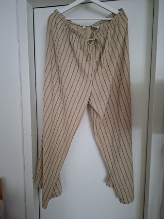 Pantalon d'été rayé H&M, taille XL, neuf