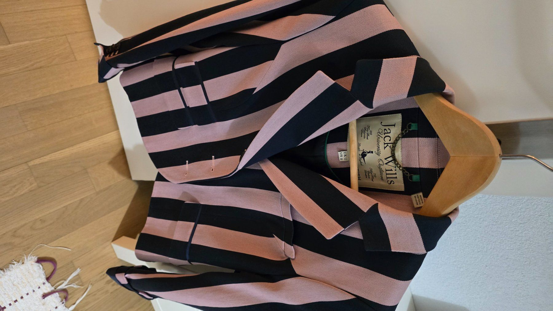 Chemise Homme Jack Wills Rayée Verte - Taille M (Col 16) - Coton - Occasion Très Bon état