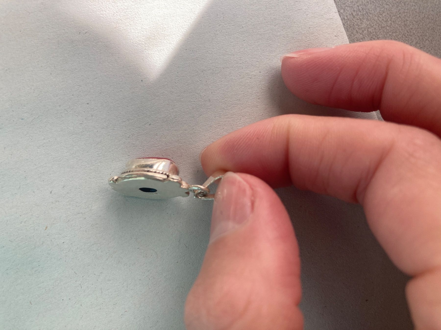 Ciondoli: Anhänger 925 Silber mit Edelstein – Usato da Bischofszell venduto da Silberviolett 6