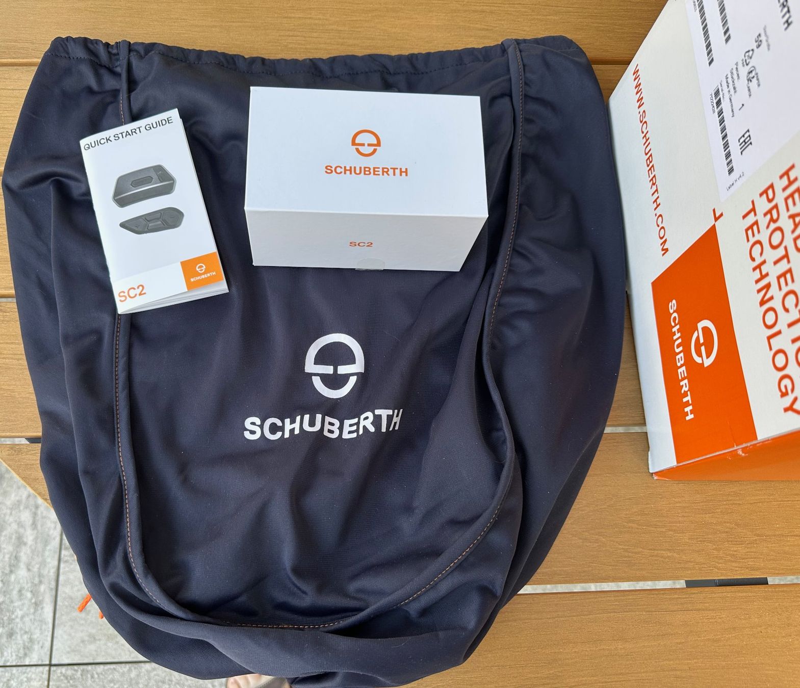 Schuberth Casques & visières: Schubert E2 Motorrad Klapphelm Gr 59 (L) mit SC2 Headset – Neuf (Voir description) à Brittnau par Dismoth 8