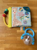Lot Sophie la Girafe bébé livre+balle