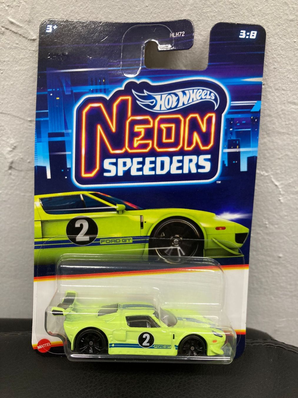 Hot Wheels Modellini d'auto: Hot Wheels Neon Speeders Ford GT – Nuovo e nell'imballaggio originale da Teufenthal AG venduto da jana63sc