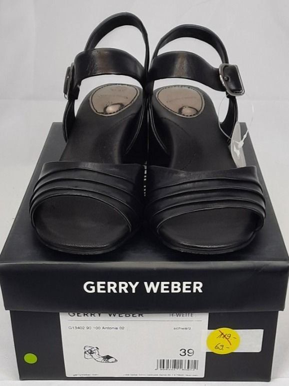 Gerry Weber Scarpe da donna: Gerry Weber Sandaletten, NEU, Gr. 39 – Nuovo e nell'imballaggio originale da Hinterforst venduto da Jamila8 8