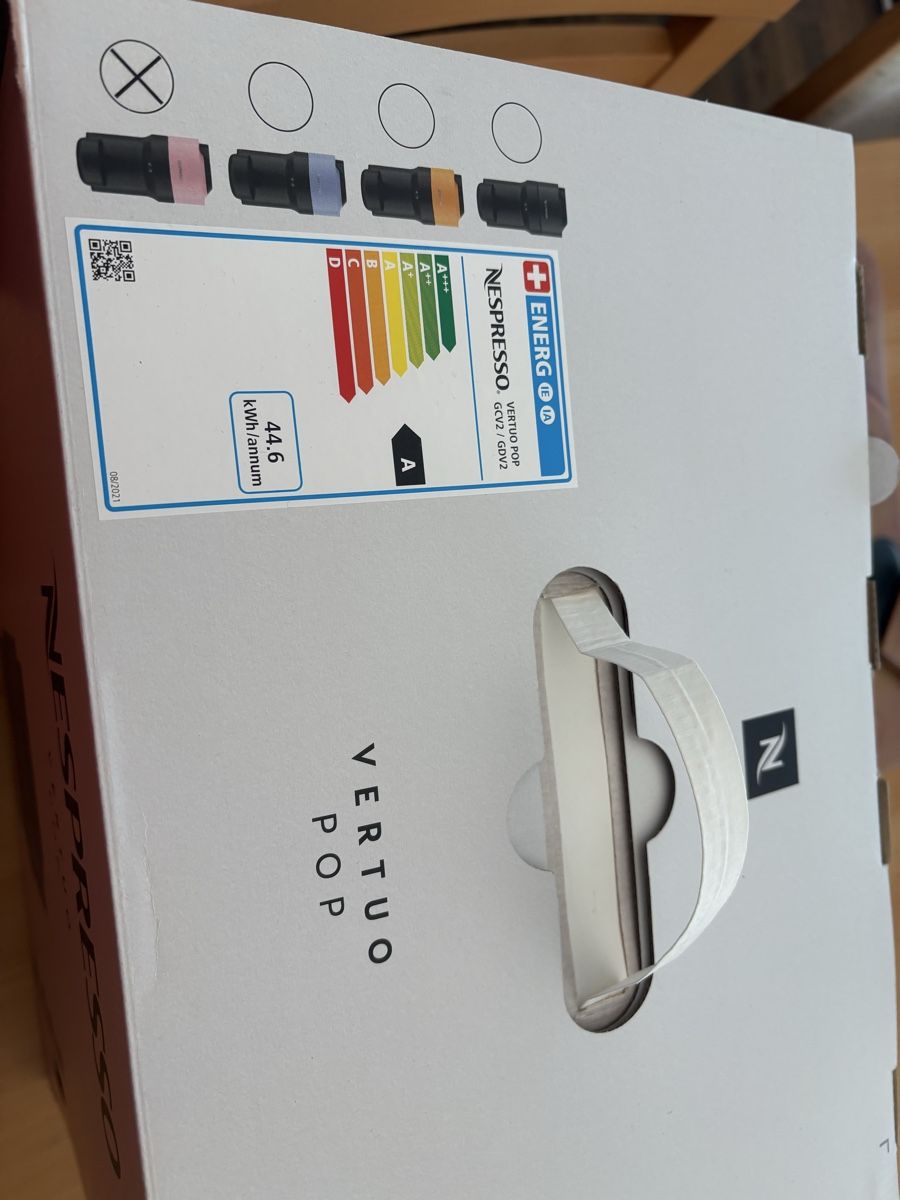 Nespresso Kaffeemaschinen & Espressomaschinen: La machine Nespresso Vertuo Pop Rose – Neu (gemäss Beschreibung) aus Monts-de-Corsier von mon_rp2m 2