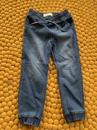 Pantalon jogger Manor, bleu, taille 104, coton bio