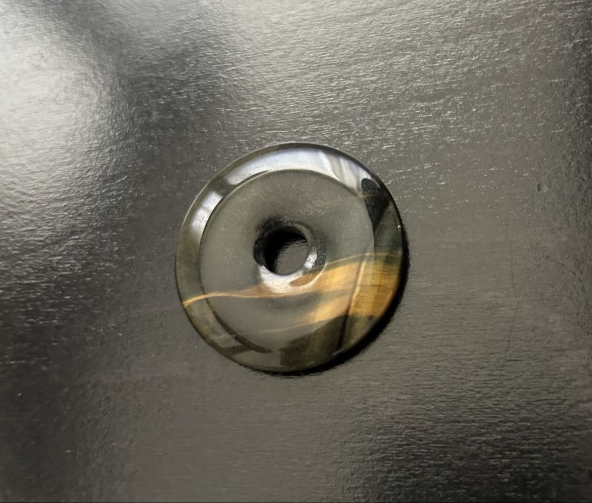 Ciondoli: Tigerauge Pi-Scheibe 4 cm – Nuovo (secondo la descrizione) da Widnau venduto da dan_hrm2 2