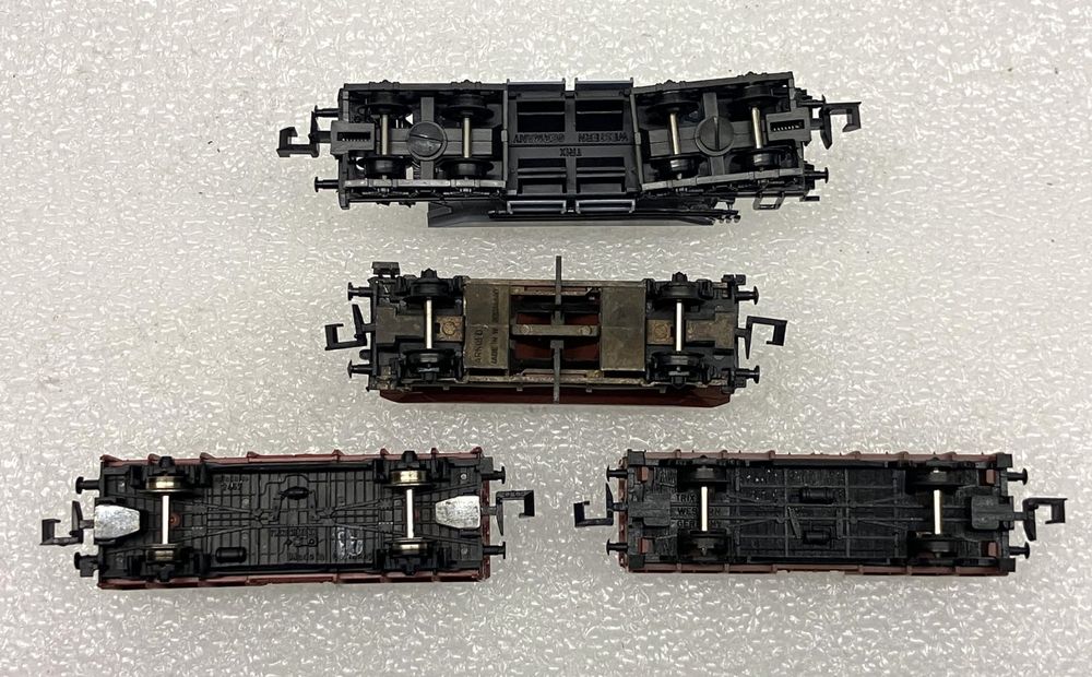Modelleisenbahnen: N= 2x offene Güterwagen - 2x Selbstentladewagen SBB/DB/HOP – Gebraucht aus Thun von retoolinoo 7
