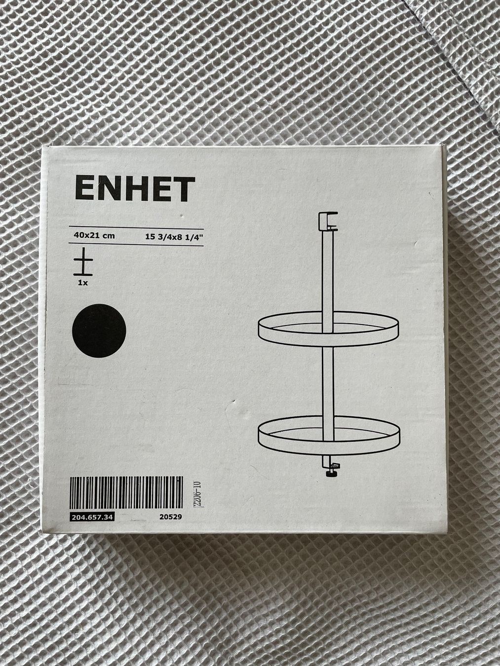 Ikea Scaffali: Rundes Regal Enhet Ikea schwarz – Nuovo e nell'imballaggio originale da Zürich venduto da lgu_zg6n