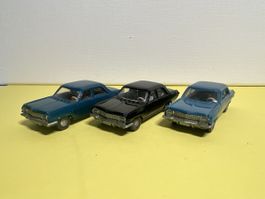 3 x Opel Admiral Wiking 1/87