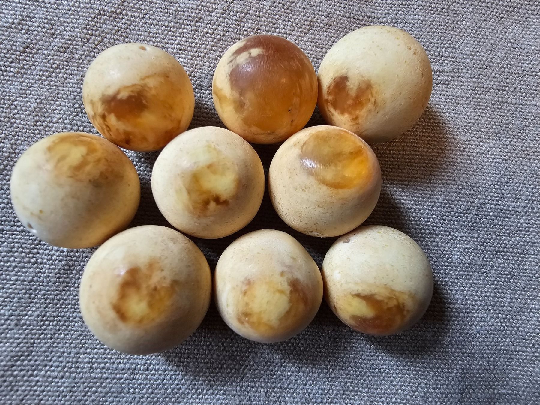 Minerali & Pietre curative: 17mm echter baltischer Bernstein Kugel groß butterscotch – Nuovo (secondo la descrizione) da Riedt b. Erlen venduto da Gottestraene 4