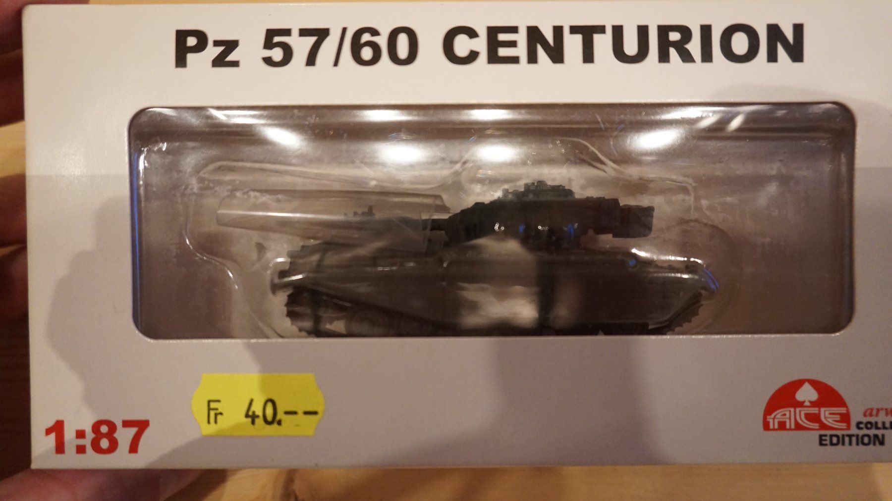 Schweizer Armee Kit di modellismo & Modellini statici: Arwico Panzer 57/60 Centurion 1:87 Kunststoffmodell – Usato da Wangen an der Aare venduto da bru_bri