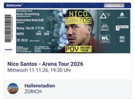 Nico Santos Hallenstadion Konzert 11.11.2026