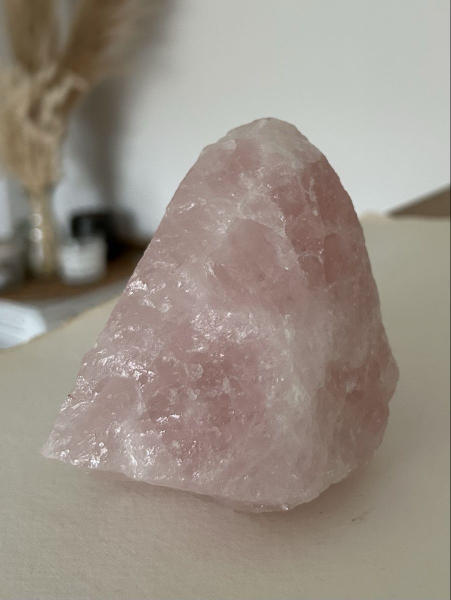 Mineralien & Heilsteine: Grosser Rosenquarz Rohstein, 696g – Gebraucht aus Bern von kat_sm88 5