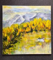 Landschaft im Herbst von Maria Jeker 2018         (ID XL41)