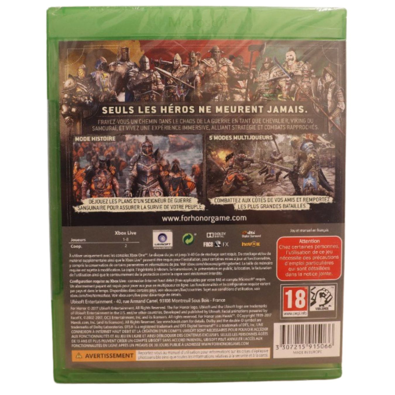 Giochi: For Honor - XBOX ONE - NEW – Nuovo e nell'imballaggio originale da Paudex venduto da dindeboy 1