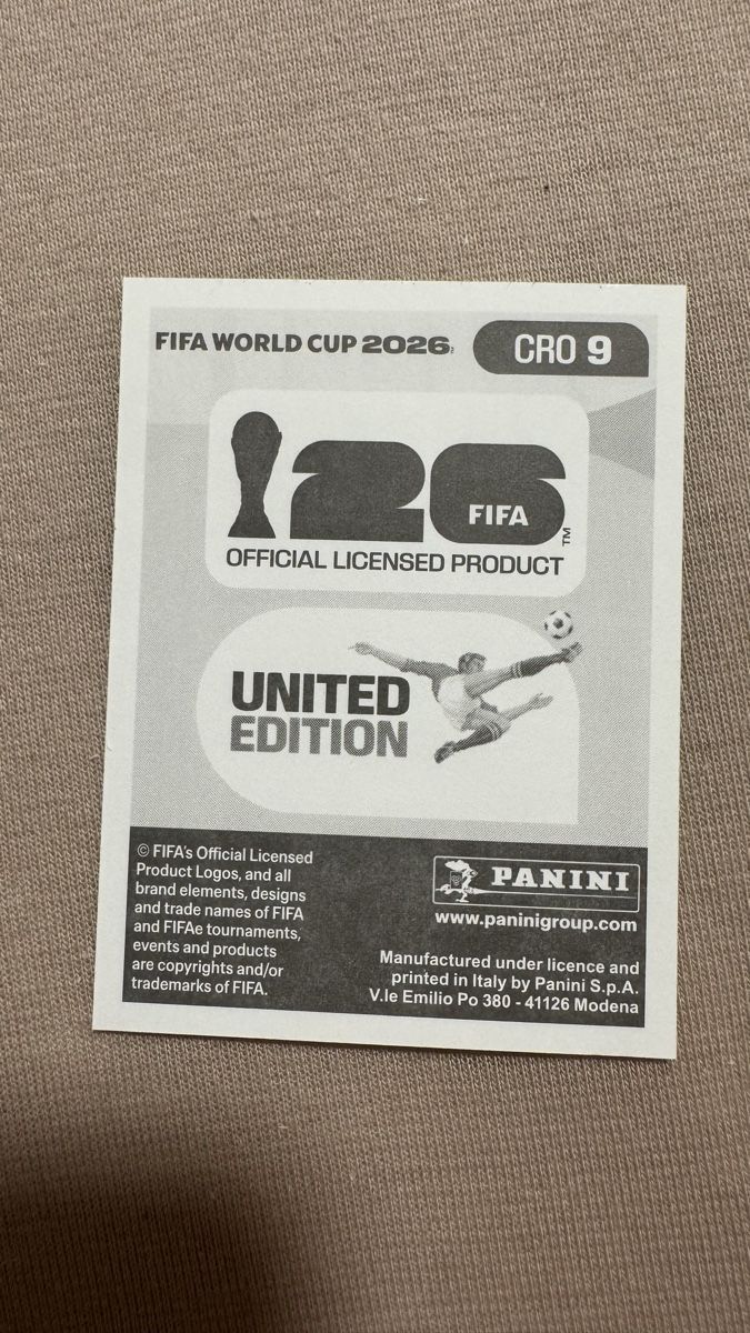 Panini Carte collezionabili: FIFA WM 26, CRO 9 MODRIĆ, Panini Sticker – Nuovo (secondo la descrizione) da Effretikon venduto da jas_92ls 1