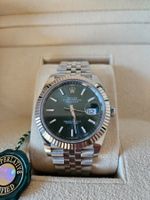 Rolex Datejust 41 Mint Green Jubilee, geriffelt