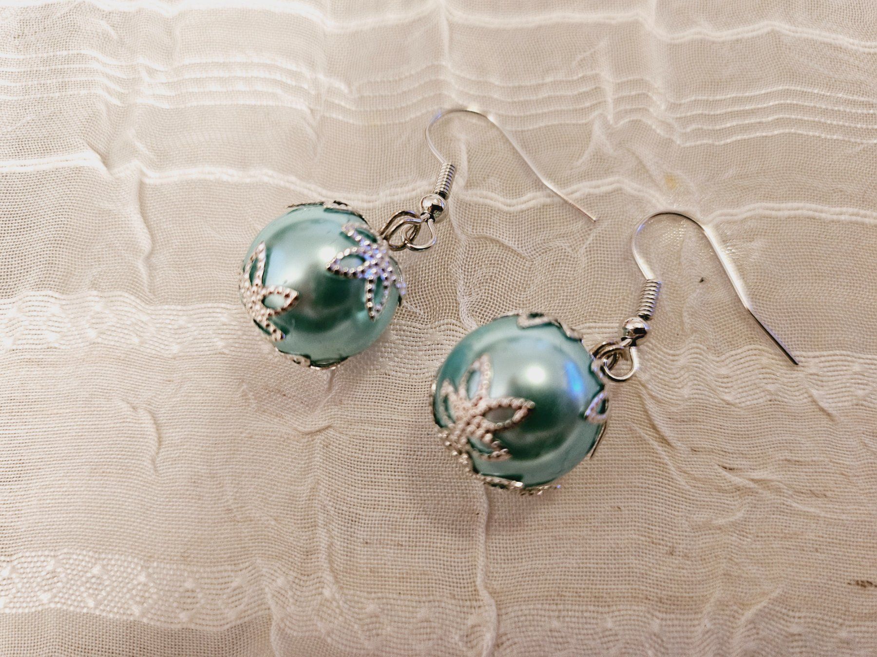 Boucles d'oreille: Ohrringe aus Glasperlen – Neuf (Voir description) à Dietikon par Eleda 3