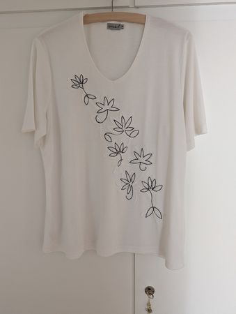 Damen T-Shirt Gabriella K. weiss, Grösse 46