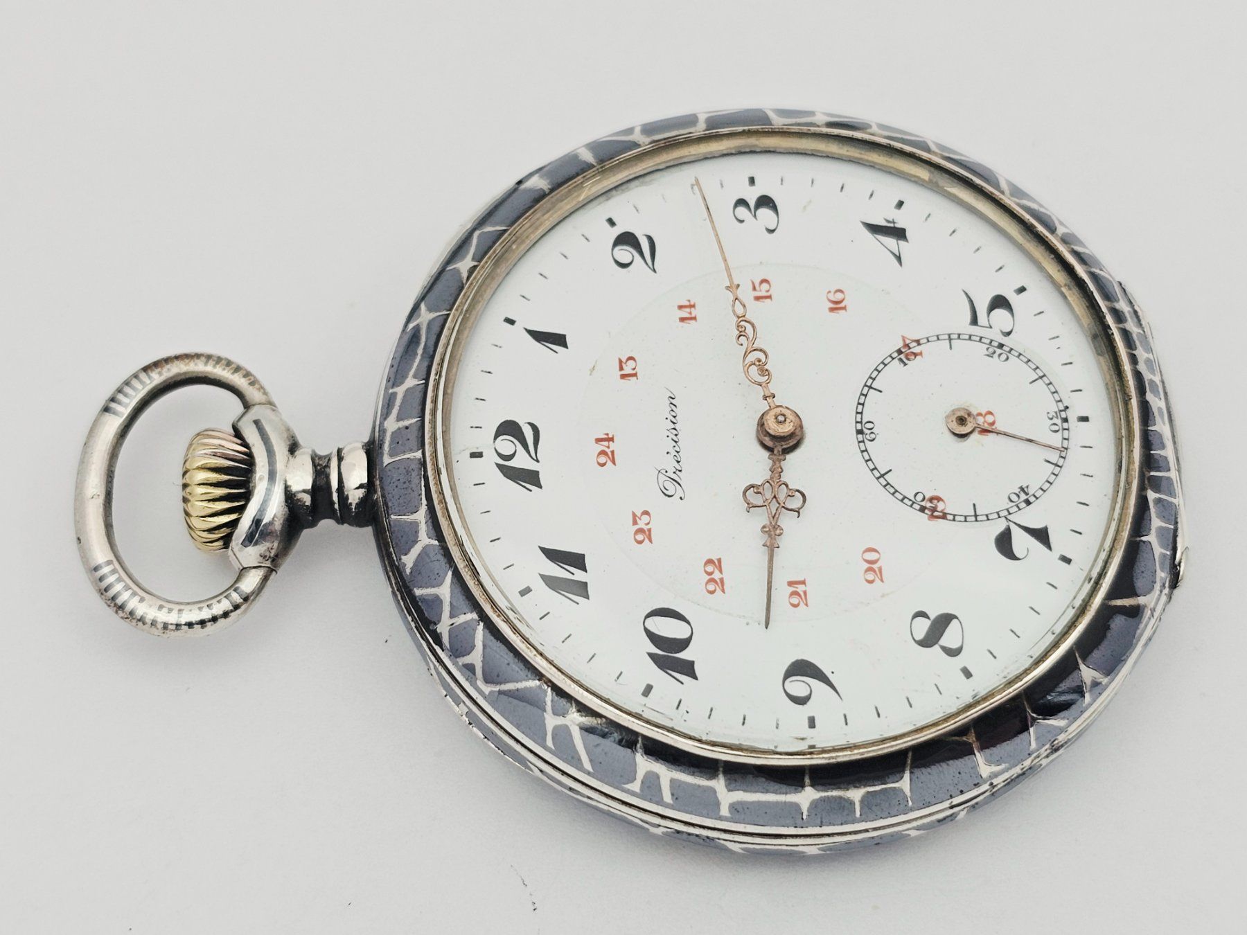 Orologi: Precision Taschenuhr Tula Silber 800 – Usato da Bassersdorf venduto da AnkerWatch 8