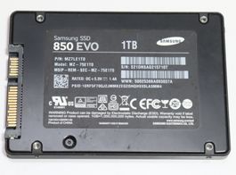 Samsung 850 Evo 1TB 2.5" Sata SSD - funktioniert