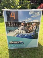 Intex Excursion 4 Schlauchboot-Set  Nur 1x benutzt!