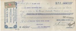 Wechsel Fiskalmarke Industrie Generale du Papier SA Lausanne