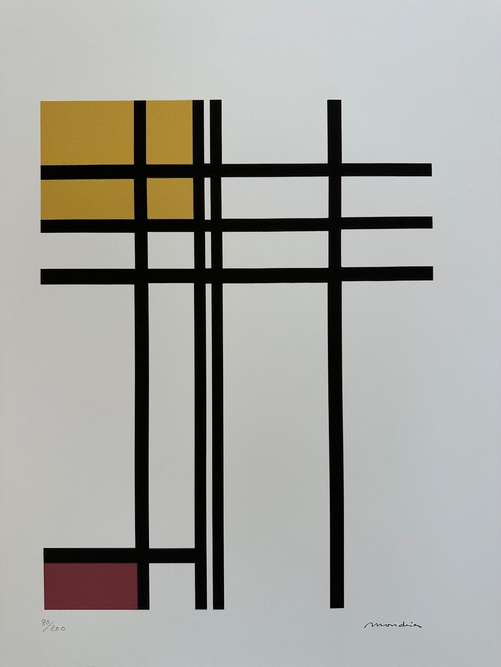 Dipinti: Mondrian: Untitled 80/200 – Nuovo (secondo la descrizione) da Meilen venduto da Smgdesign 5