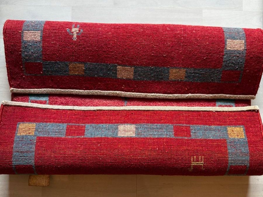 Gabbeh Teppiche: Wunderschöner, handgeknüpfter Orientteppich  Gabbeh111x86.cm – Gebraucht aus Sempach von Star7 2