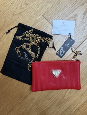 NEUE Maison Mollerus Arvigo Tasche/Clutch Rot