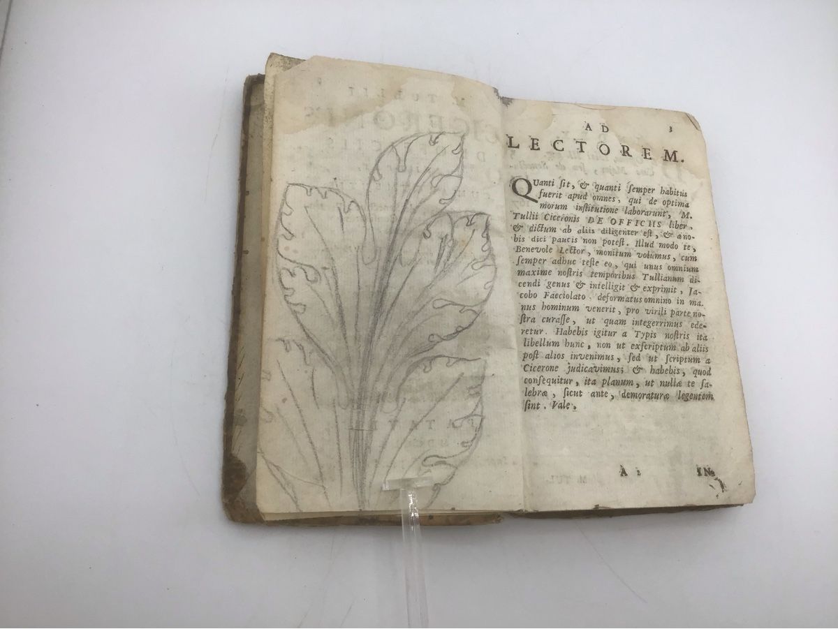 Bücher: M. Tullii CICERONIS de Officiis, 1755 – Defekt aus Nods von loredana18 1