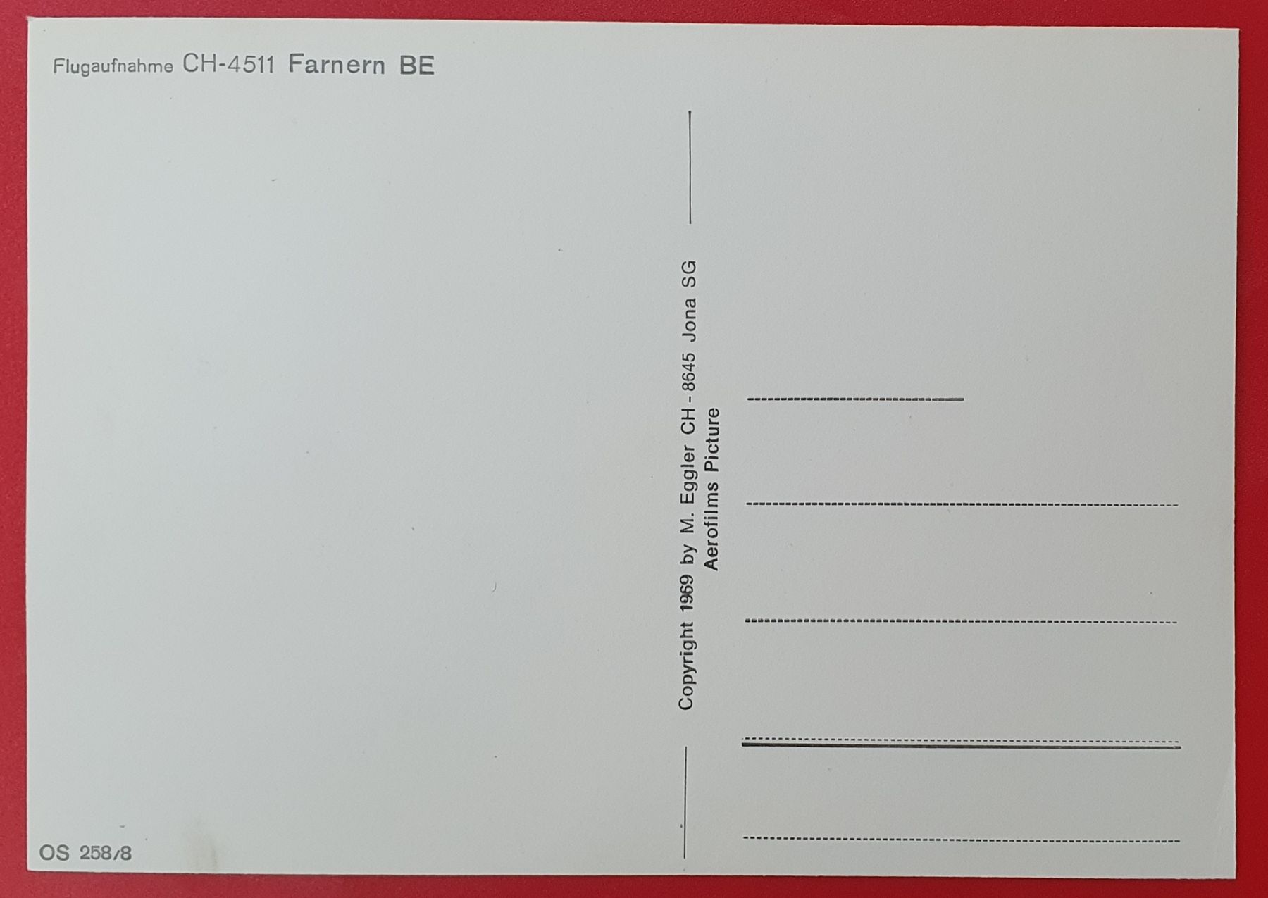Cartoline postali: Farnern  - Flugaufnahme – Usato da Kreuzlingen venduto da Rschweiz1 1
