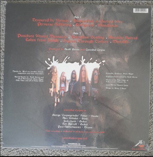Dischi in vinile: Vinyle Cannibal Corpse Vile - LP Comme Neuf – Nuovo (secondo la descrizione) da Etoy venduto da vin_hss9 1