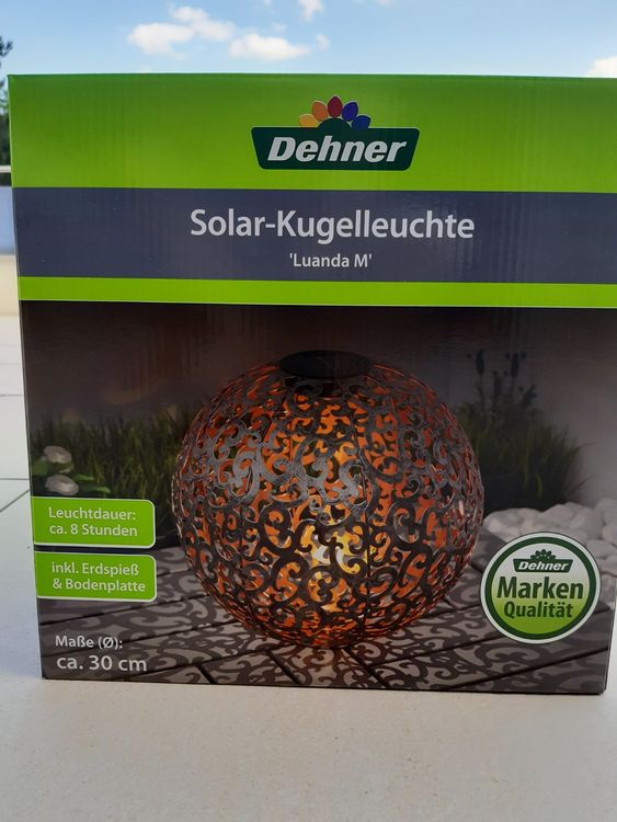 SolarKugelleuchte Garten Outdoor 30 cm Kaufen auf Ricardo