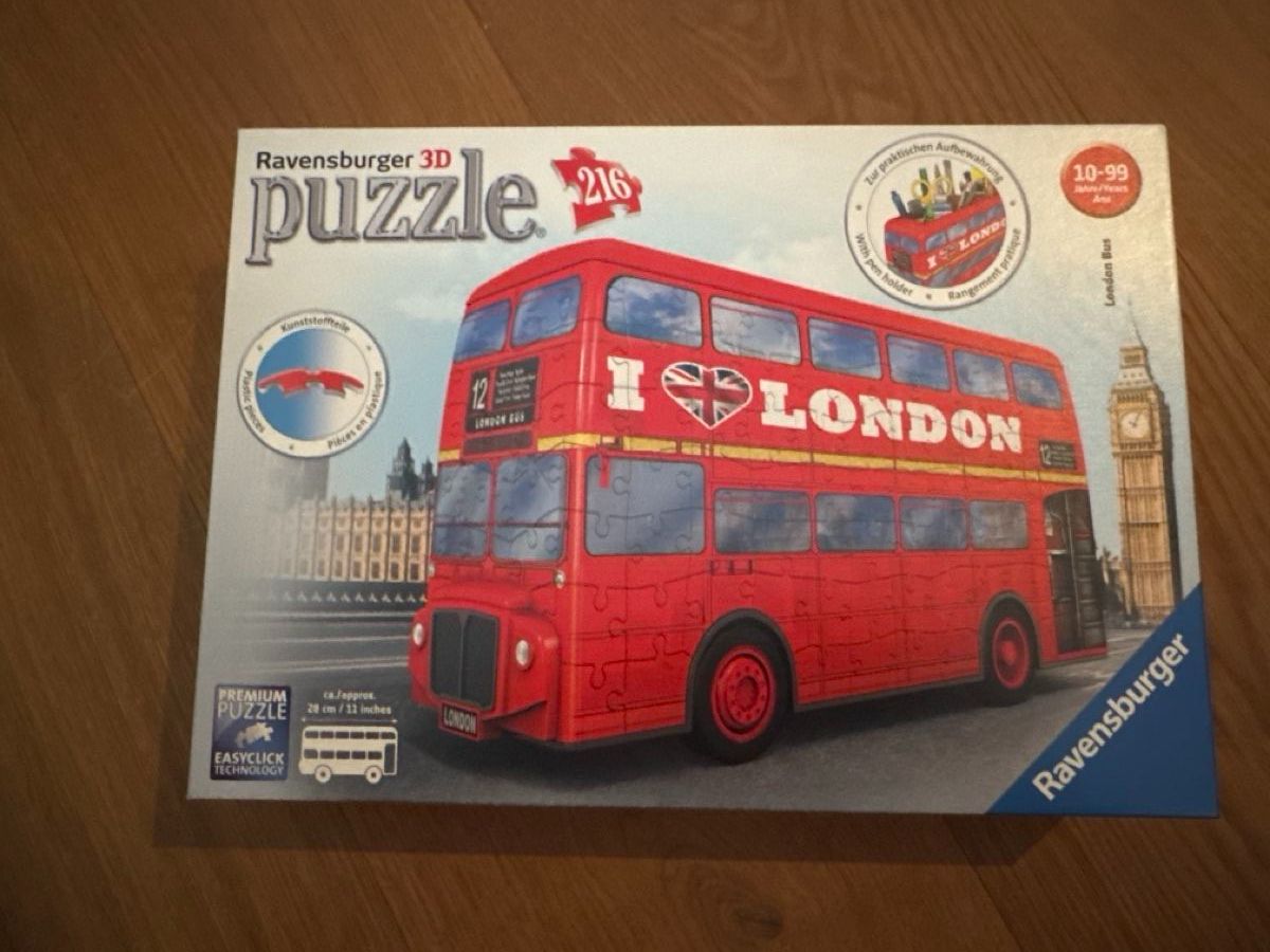 Ravensburger Puzzles: 3D Puzzle London Bus – Gebraucht aus Menziken von xirixs