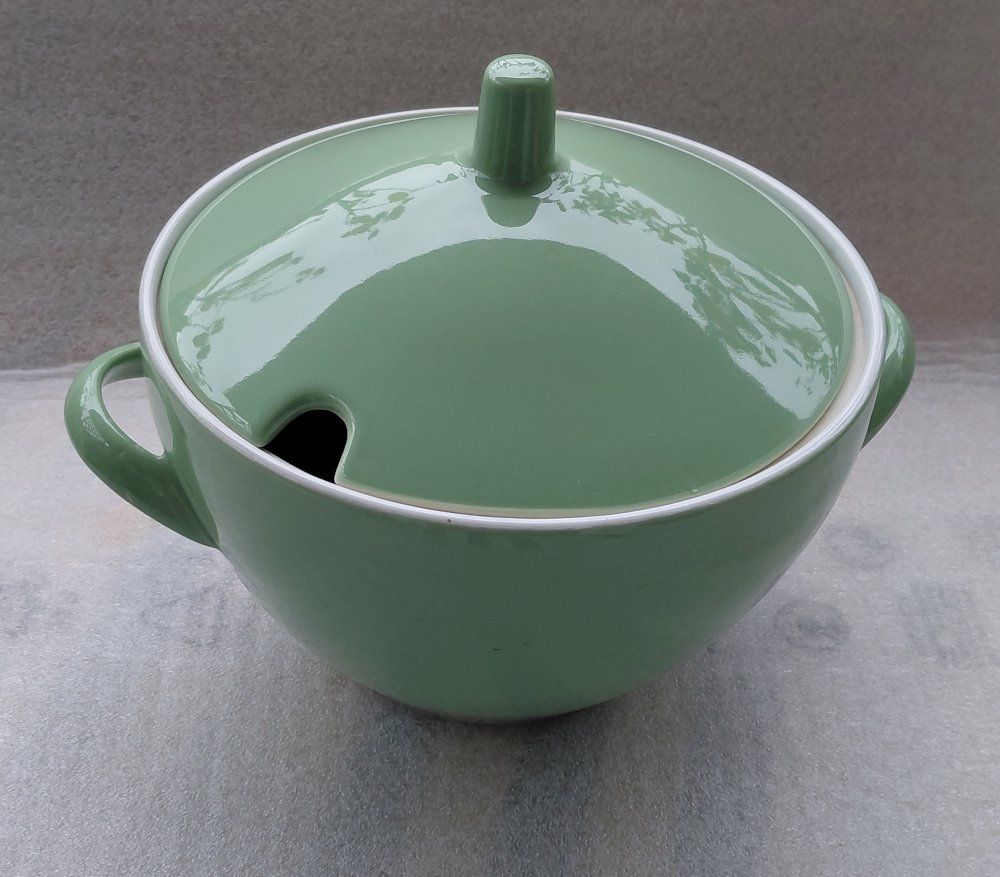 Rössler Ciotole: Rössler Grüne  Suppenterrine  2,1 Liter -V05 – Usato da Morges venduto da vimajes12